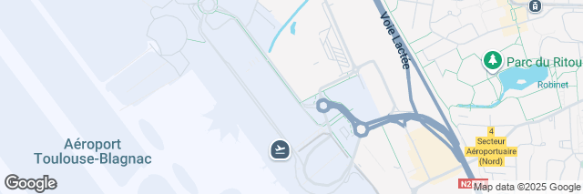 Google Maps Toulouse-Blagnac Airport, Parking P2 Loueurs, Blagnac, 31700, France